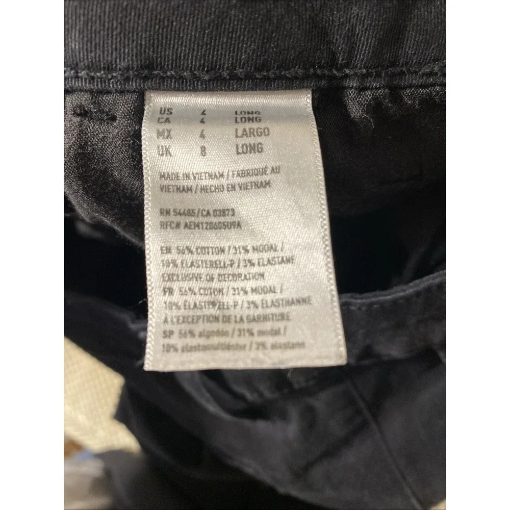 American Eagle Women's Super Super Stretch X Super HiRise Jegging Black Size 4‎